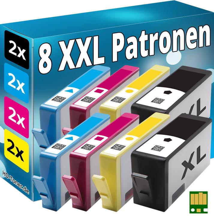 Produktbild Druckfuxx 8x TINTE PATRONEN für HP 920XL OfficeJet 6000 6500A 7000 7500A E710a E
