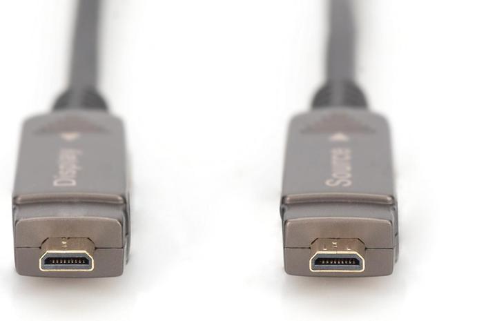 Actual product image Digitus 4K - HDMI® AOC Hybrid Fibre Optic Cable with Detachable Connector (30 m, HDMI)