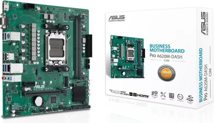 Produktbild ASUS PRO A620M-DASH-CSM (AM5, AMD A620, mATX)