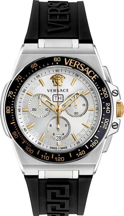 Actual product image Versace Herrenuhr GRECA EXTREME CHRONO (Analogue wristwatch, 45 mm)