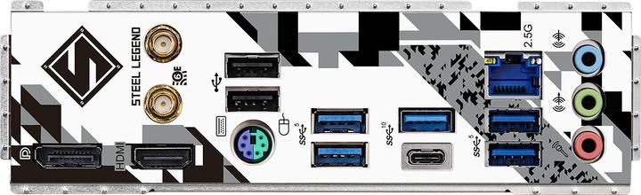 Actual product image AsRock B760M Steel Legend (LGA 1700, Intel ICH7, Intel ICH9R, mATX)