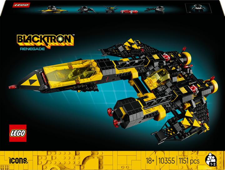 Image du produit LEGO Blacktron Renegade (10355, LEGO Icons, LEGO difficiles à trouver)