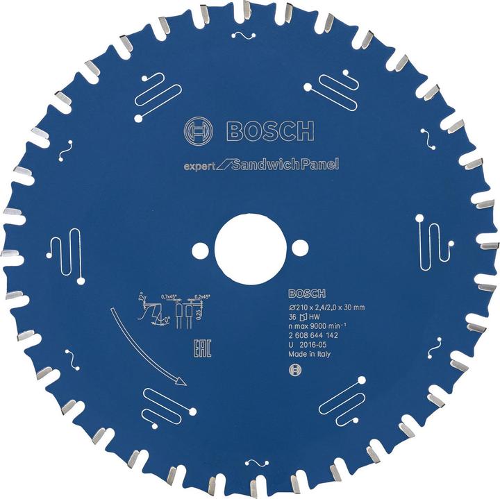 Actual product image Bosch Professional Zubehör Circular saw blade Expert for Sand