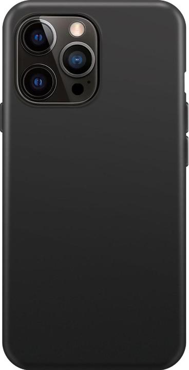 Xqisit Back Cover Silicone Case AB iPhone 14 MagSafe Noir (Apple iPhone 14)
