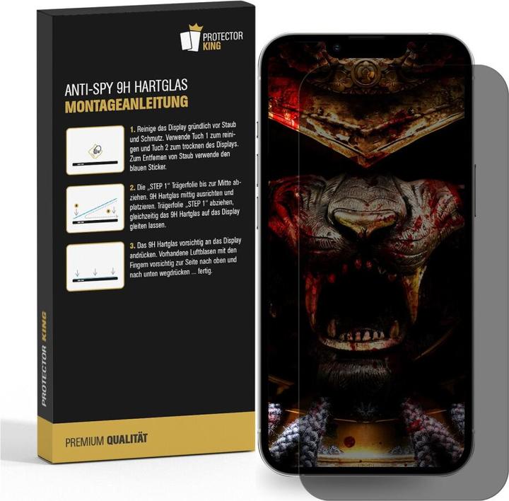 Produktbild Protectorking 1x Premium Displayschutzfolie 3D KLAR (1 Stück, Apple iPhone XS Max)