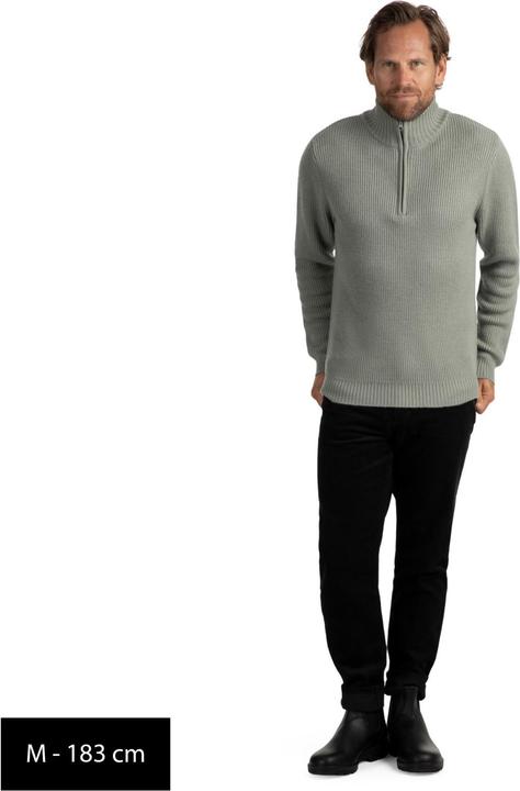 Actual product image Stoic Heavy MerinoKnit MMXX.Rutvik Half Zip (S)