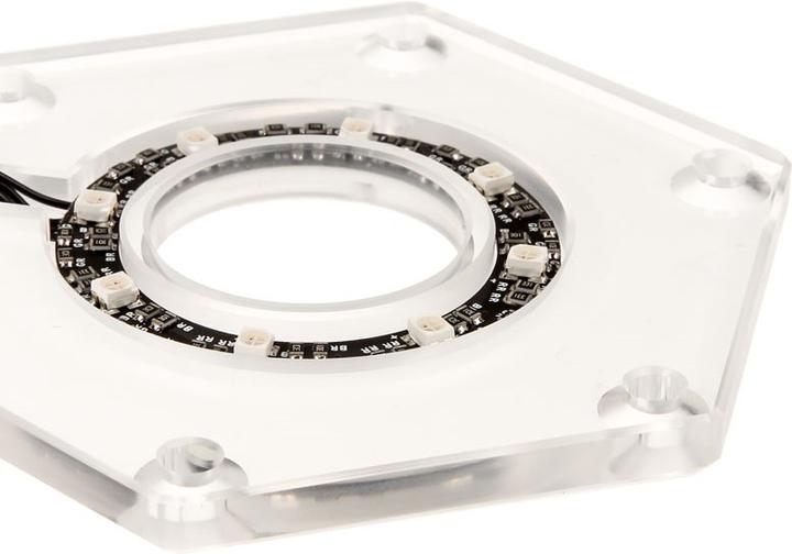 Actual product image Bitspower Hexagonal RGB accessory for water tank