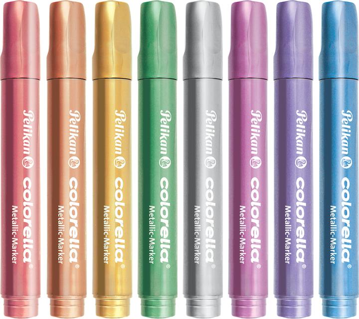Produktbild Pelikan Colorella Metallic Fasermaler (Mehrfarbig, 8 x)