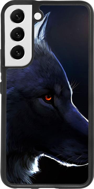 Immagine prodotto PhoneLook Coperchio in silicone nero Forma di lupo (Samsung Galaxy S22+)