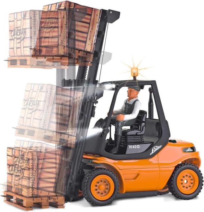 Produktbild Carson RC Funktionsmodell 1:14 Gabelstap.Linde 2.4G 100%RTR orange (RTR Ready-to-Run)