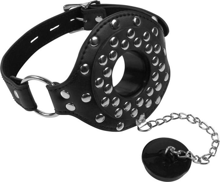 Actual product image Ouch! Open Mouth Gag with Plug Stopper