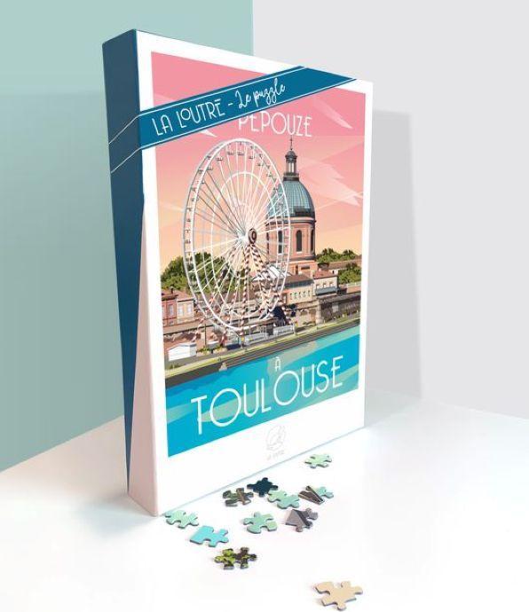 Actual product image La Loutre Puzzle 1000 pieces Pépouze à TOULOUSE (1000 pieces)