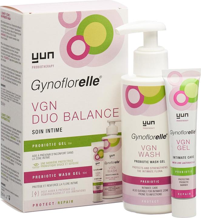 Immagine prodotto Gynoflorelle Bilanciamento VGN Duo (712.80 ml, Crema intima, Lozione per il lavaggio intimo)
