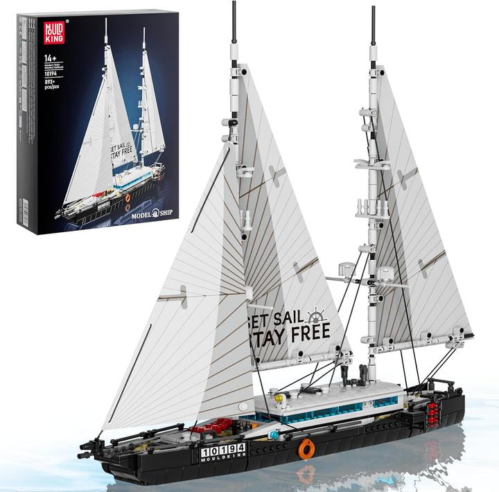 Produktbild Mould King Modernes Zweimast-Segelboot