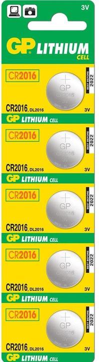 Image du produit GP Batteries Pile au lithium (5 pcs, CR2016, 90 mAh)