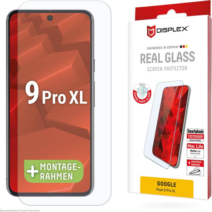 Produktbild Displex Real Glass, 2D Panzerglas (1 Stück, Google Pixel 9 Pro XL, Google Pixel 9)