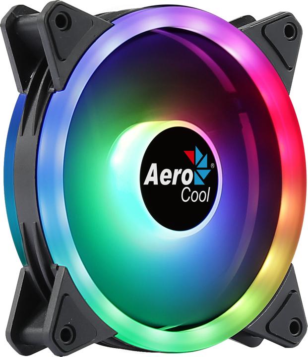 Actual product image AeroCool Duo 12 computer case fan 12 cm black (120 mm, 1 x)