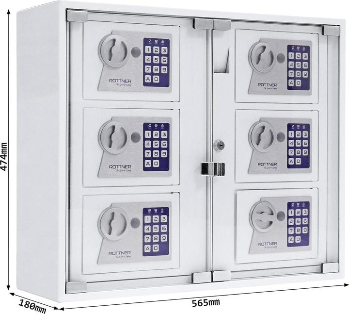 Produktbild Rottner Schlüsselausgabe Keysystem 6 Outdoor Elektronikschloss