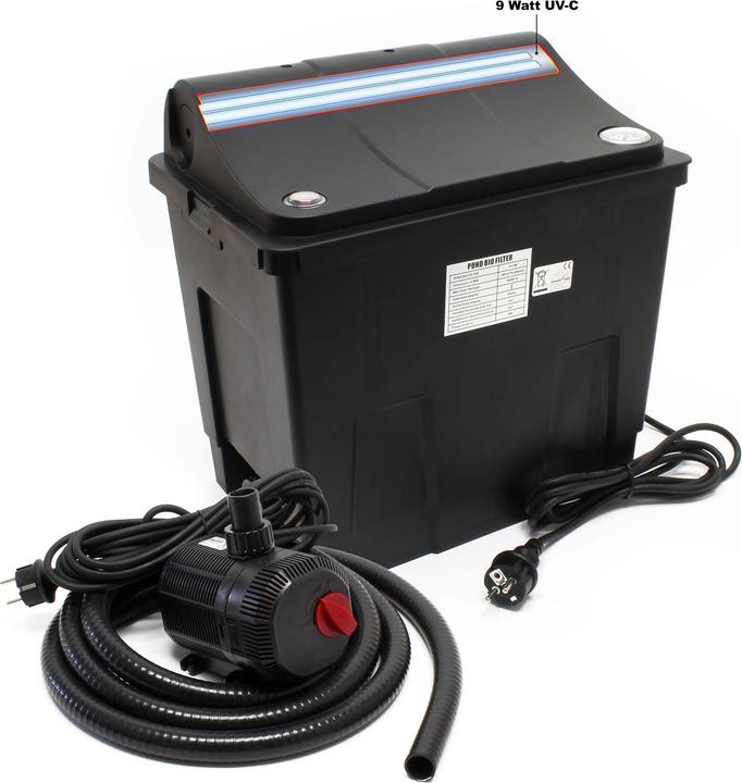 Actual product image SunSun Bio Pond Filter CBF-200T Filter System Complete with 9 W UVC and Pond Pump 2300 L/h 35 W