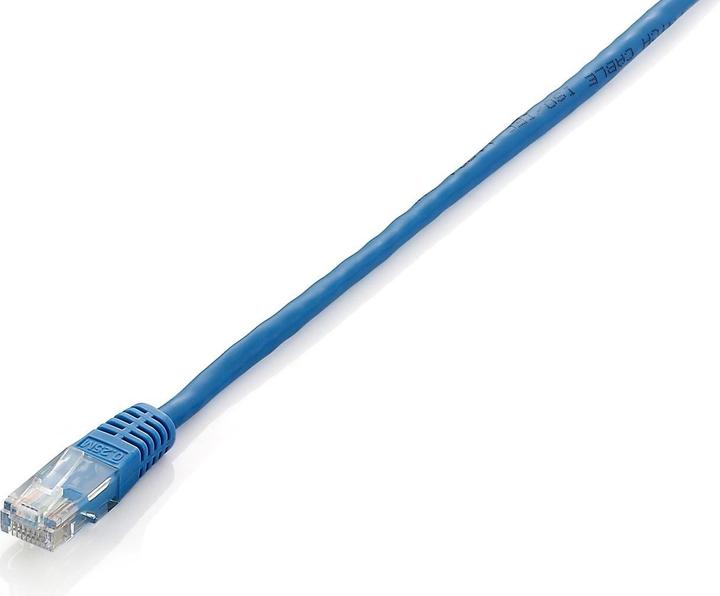 Actual product image equip ECO patch cable Cat.6 U/UTP 5m blue bulk (U/UTP, CAT6, 5 m)