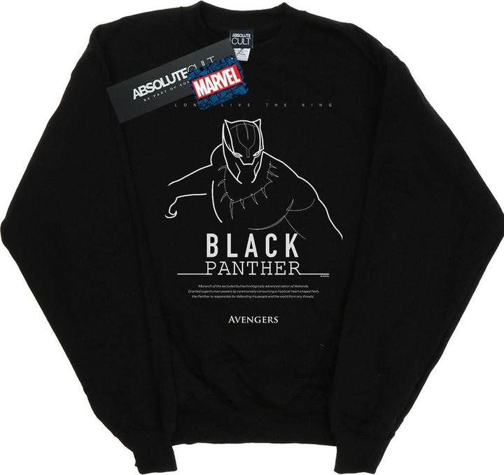 Black Panther Long Live The King Sweatshirt Mädchen