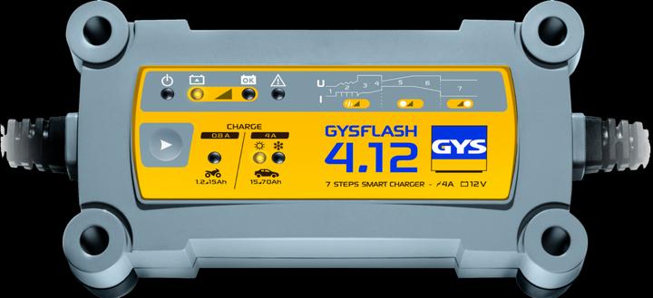 Image du produit GYS Chargeur FLASH 4.12 (12V, 4 A)