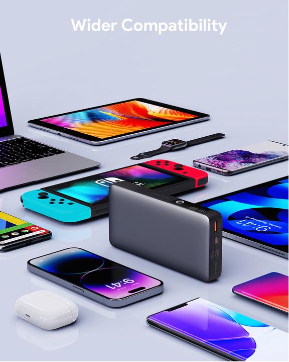 Image du produit Aukey SprintX (20000 mAh, 65 W, 74 Wh)