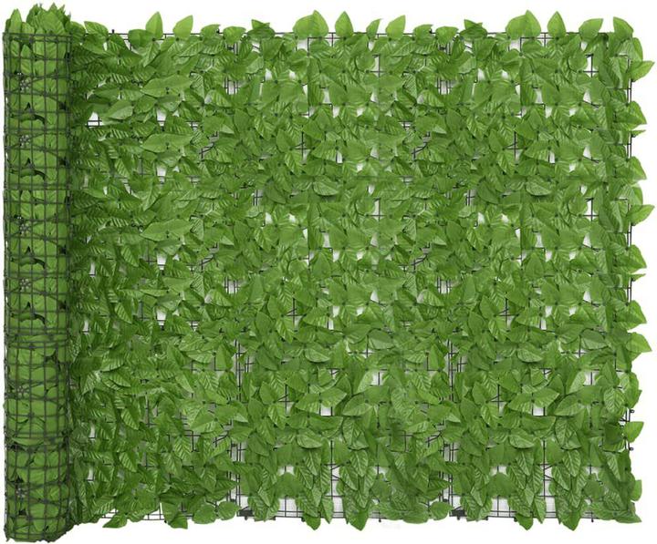 VidaXL Pare-vue de balcon avec feuilles