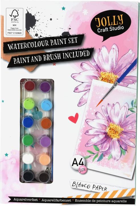 Image du produit Jolly Craft Studio Set d'aquarelle avec papier