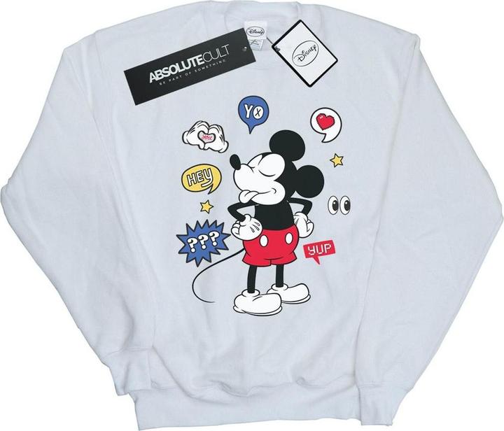Disney Mickey Mouse Tongue Out Sweatshirt (XL)