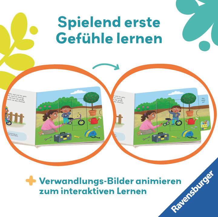 Produktbild Ravensburger play+ Mein erstes Schiebebuch: Gefühle (Deutsch)