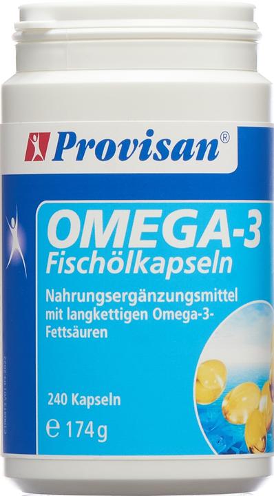 Image du produit Provisan huile poisson omega 3 caps (240 pièce(s), Capsules, 211 g)