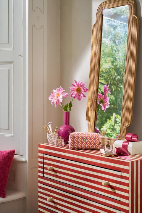 Immagine prodotto PIP Studio Coco Kosmetiktasche medium Samba Stripe orange 21,5x10x10,5cm