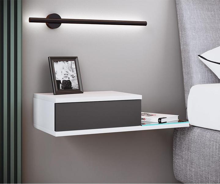 Produktbild VCM Design Wandschublade Nachttisch KonsilaL (65 x 30 x 15 cm)