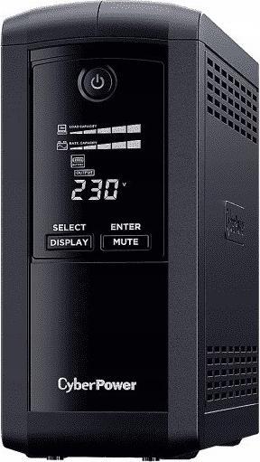 Actual product image Cyberpower Tracer III VP1600ELCD-FR - Line Interactive - 1600 VA - 900 W - Sine - (1600 VA, 900 W, Line-interactive UPS)