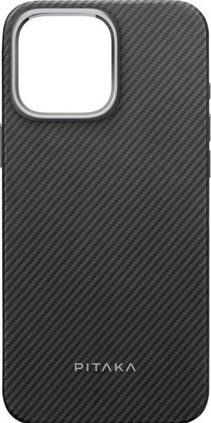 Actual product image Pitaka Magsafe Backcover Pro made from real aramid (Apple iPhone 16 Pro)