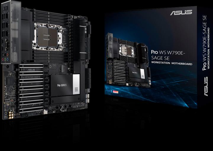 Actual product image ASUS PRO WS W790E-SAGE SE (LGA 4677, Intel W790, SSI EEB)