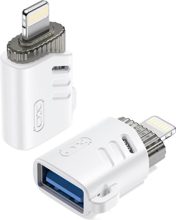 Produktbild xO Adapter NB256A OTG USB - Lightning weiss (USB, Lightning)