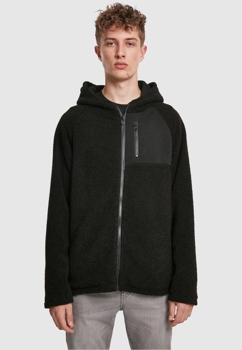 Immagine prodotto Urban Classics Giacca Sherpa Zip con cappuccio (S)
