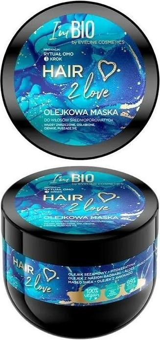 Eveline Hair2Love Scalp Scrub, Oil, Conditioner, Mask (300 ml)