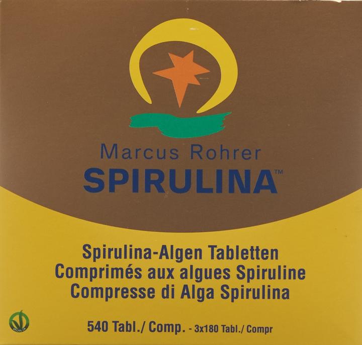 Produktbild Marcus Rohrer Spirulina Spirulina Tablette Refill (540 Stück, Tabletten, 197 g)
