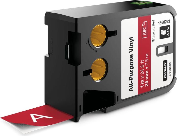 Produktbild Dymo XTL Schriftband, Vinyl (2.40 cm, Rot)