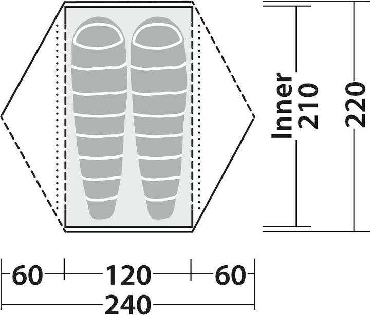 Image du produit Robens Boulder 2 (Tente igloo, 2.40 kg, 2 personnes)