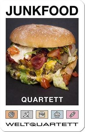 Image du produit Weltquartett 1018 - JUNKFOOD-QUARTETT- Bombes caloriques sur 32 cartes à jouer (édition DE) (Allemand)