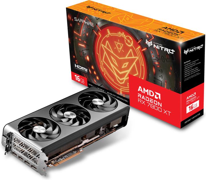 Actual product image Sapphire RX 7800 XT Nitro+ Gaming OC (16 GB)