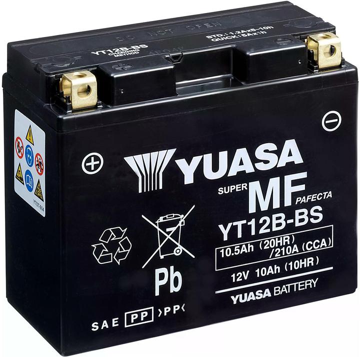 Produktbild Yuasa YT12B-BS (12 V, 10.50 Ah, 210 A)