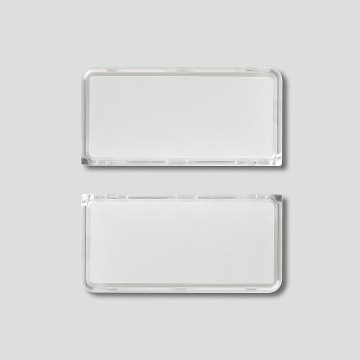 Produktbild Siedle Namensschild-Oberteil für CA 812-2/CV 850-2 Glasklar