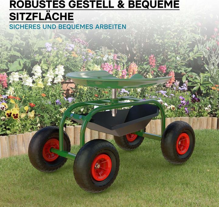 Actual product image Wiltec Gartenwagen (150 kg)