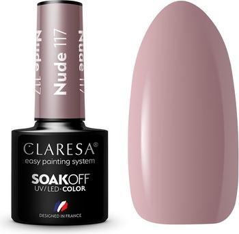 Actual product image Claresa Soak Off UV/LED Nude hybrid polish 117 5g (Nude, UV gel varnish)