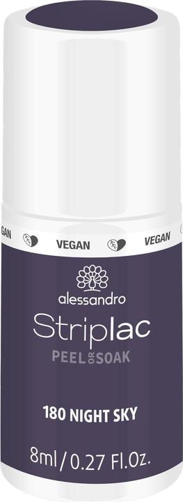Alessandro Striplac Peel or Soak - 180 Night Sky (180 Night Sky, UV-Gel Lack)